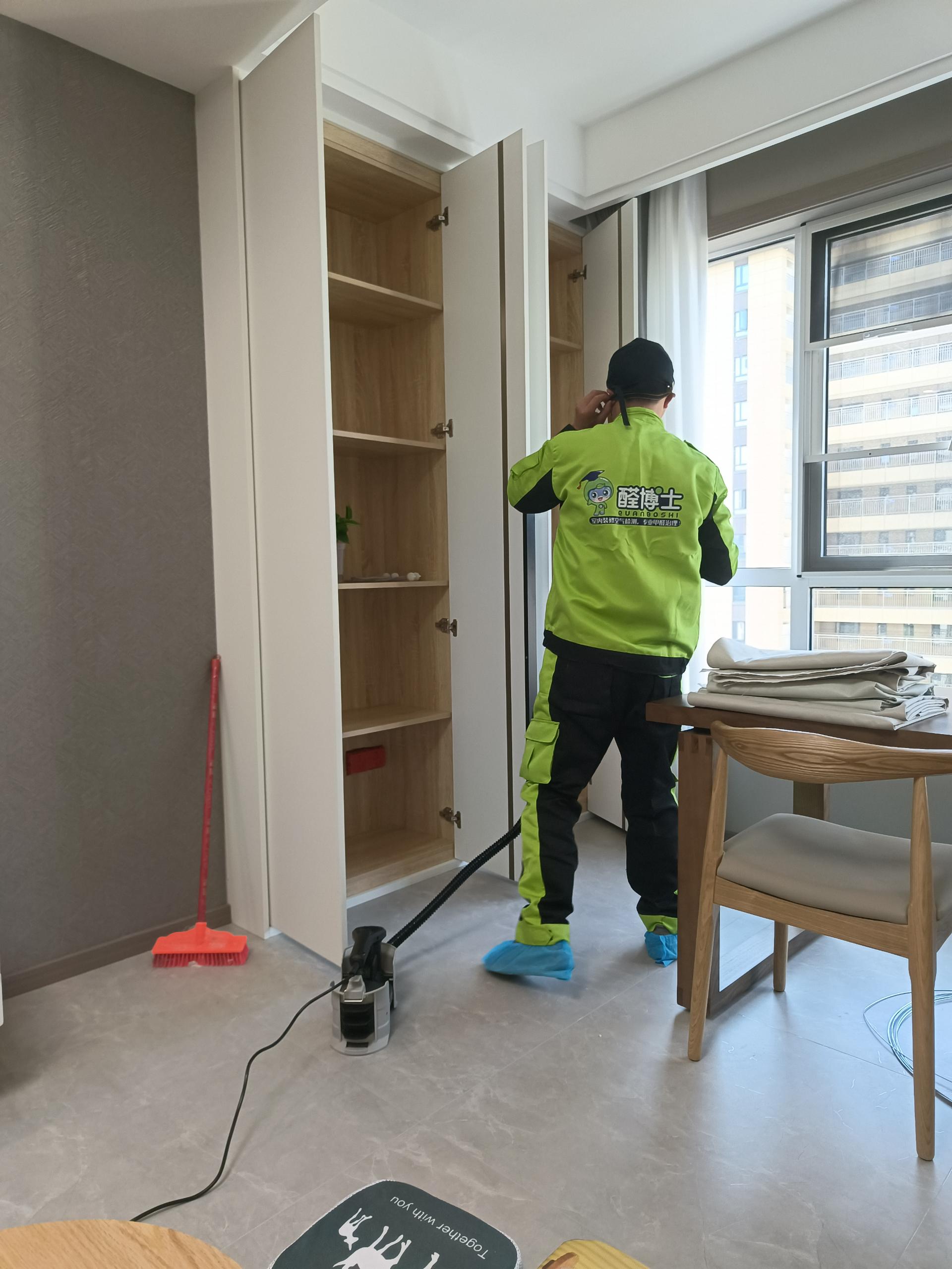通河十堰市百强世纪城小区除甲醛案例